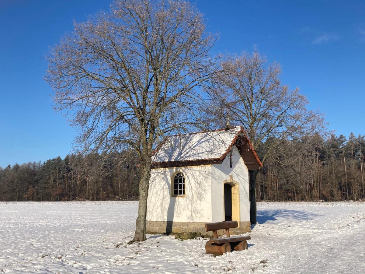 Ferienwohnung Franken Hallerndorf Exteriör bild